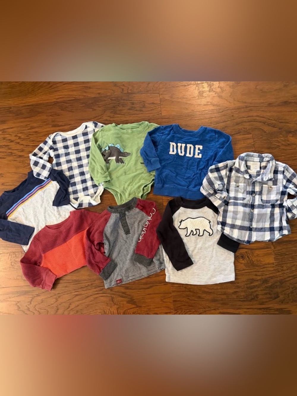 Bundle of Baby Boy Long Sleeves 18m